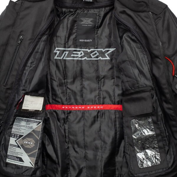 Jaqueta Texx New Strike V2 Masc Pret Verm    S - Imagem 4