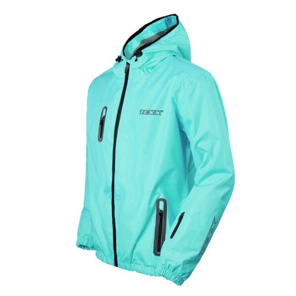 Jaqueta Texx Corta Vento Neon V2 Azul Clar Xxxxl 4xl - Imagem 2
