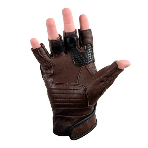 Luvas Texx Liberty Meio Dedo Marrom Xxxl 3xl - Imagem 2
