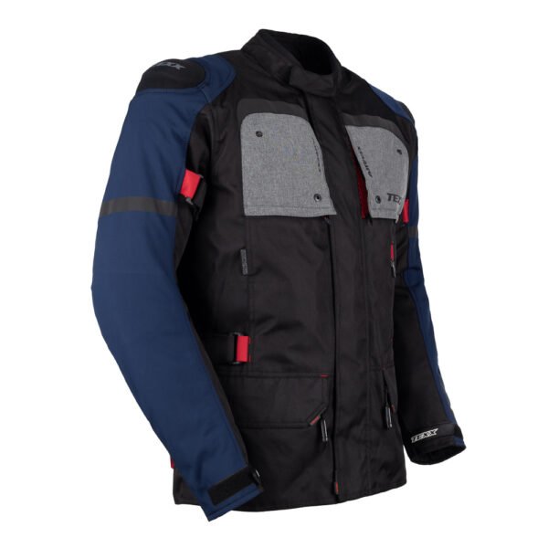 Jaqueta Texx Armor Masc Pret Azul Verm Cinz    S