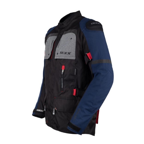 Jaqueta Texx Armor Masc Pret Azul Verm Cinz    S - Imagem 3