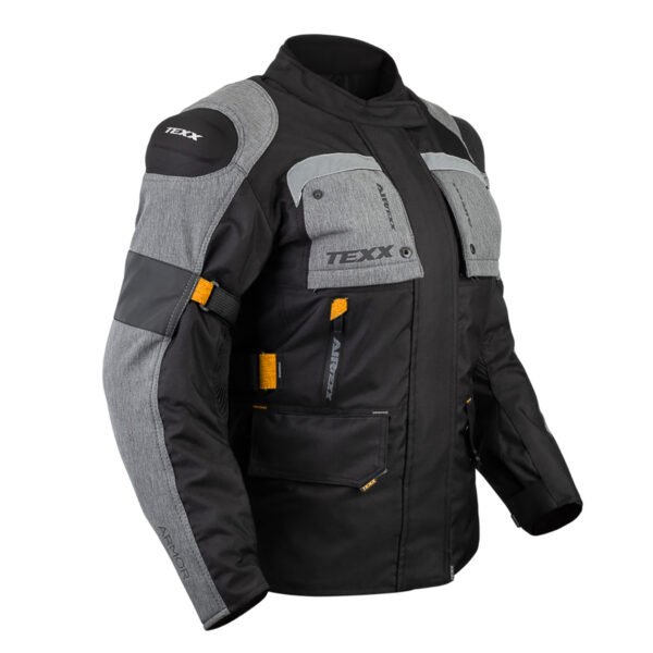 Jaqueta Texx Armor Ld Fem Pret Cinz Laranj     S