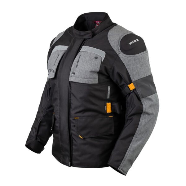 Jaqueta Texx Armor Ld Fem Pret Cinz Laranj     S - Imagem 2