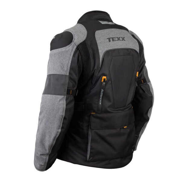 Jaqueta Texx Armor Ld Fem Pret Cinz Laranj     S - Imagem 3