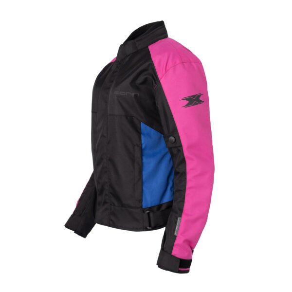 Jaqueta Texx Ronin V2 Ld Fem Pret Rosa Azu    S - Imagem 3