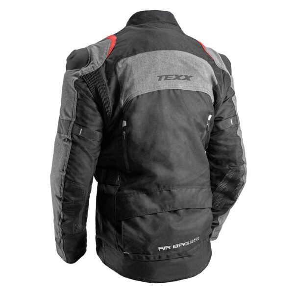 Jaqueta Texx Armor Airbag V2 Pret Cinz Verm Masc Xxxl 3xl - Imagem 3