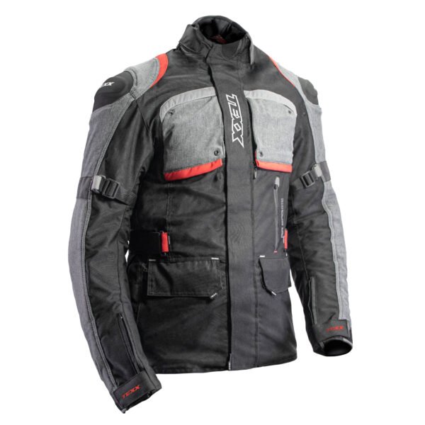 Jaqueta Texx Armor Airbag V2 Pret Cinz Verm Masc Xxxl 3xl - Imagem 4