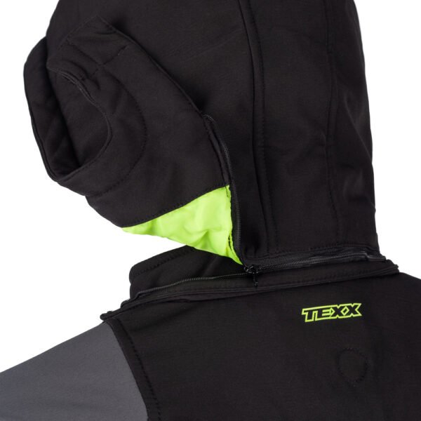 Jaqueta Texx Miami Cinz Pret Verd Xxxl 3xl - Imagem 4