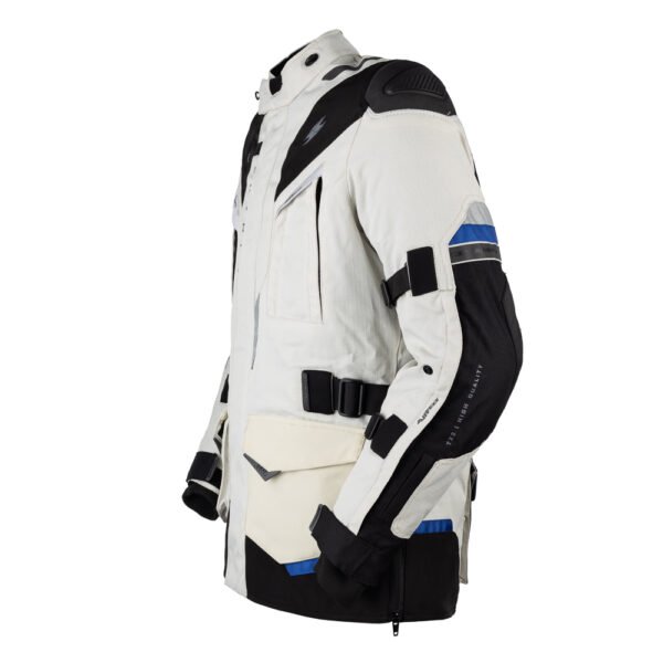 Jaqueta Texx Nomade Masc Branc Azul Verm   M - Imagem 3