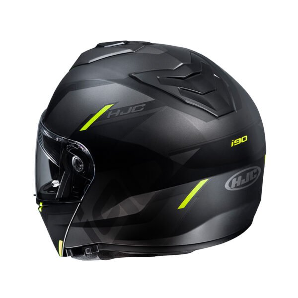 Capacete Hjc I90 Aventa Preto Cinza E Verde 59 - Imagem 3