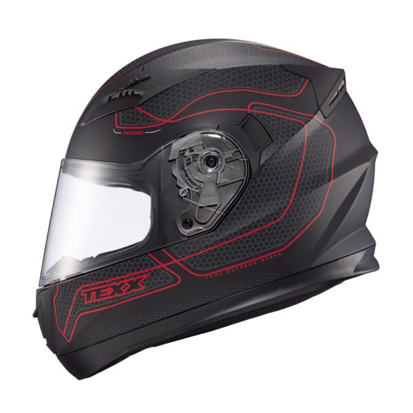 Capacete Texx Strike Panther Verm Fosc 58 - Imagem 2