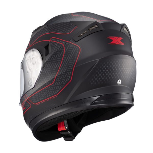 Capacete Texx Strike Panther Verm Fosc 58 - Imagem 3