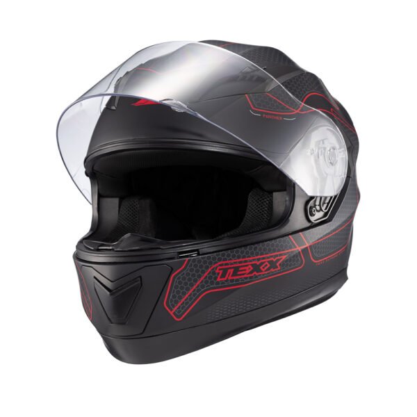 Capacete Texx Strike Panther Verm Fosc 58 - Imagem 6
