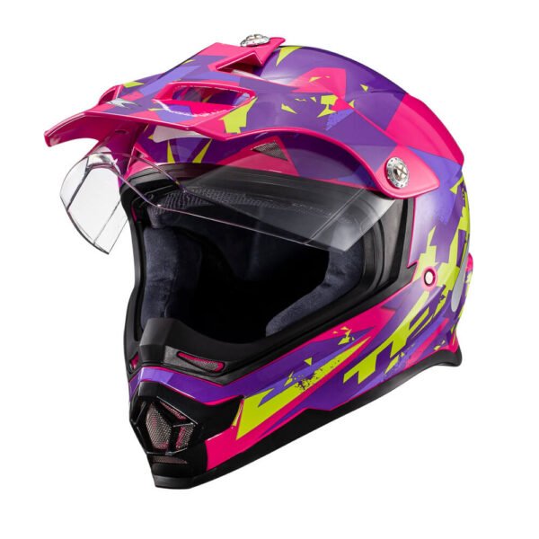 Capacete Texx Cross Carcara  Grow Rosa 56 - Imagem 2
