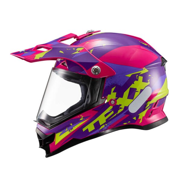 Capacete Texx Cross Carcara  Grow Rosa 60 - Imagem 5