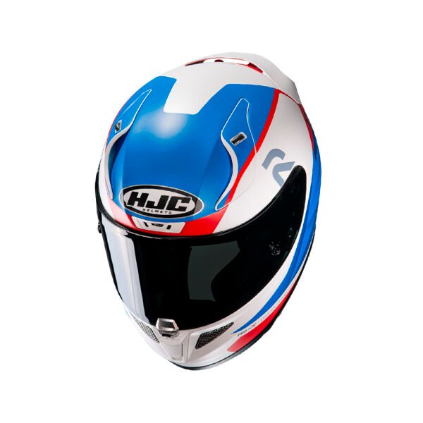 Capacete Hjc Rpha 11 Texen Branco Azul E Vermelho 56 - Imagem 3