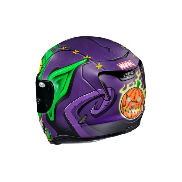 Capacete Hjc Rpha 11 Green Goblin (duende Verde) 56 - Imagem 2