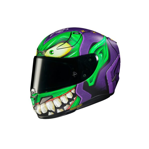 Capacete Hjc Rpha 11 Green Goblin (duende Verde) 56 - Imagem 3