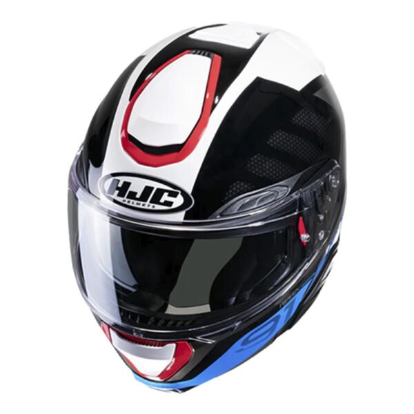 Capacete Hjc Rpha 91 Rafino Preto Branco Azul E Vermelho 61 - Imagem 2