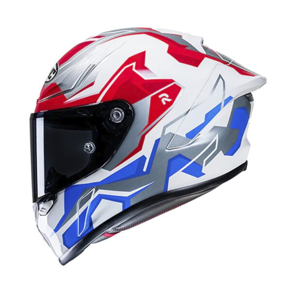 Capacete Hjc Rpha 1 Nomaro Vermelho Branco Azul E Cinza 59 - Imagem 3