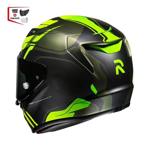 Capacete Hjc Rpha 12 Lawin  Pret Verd 56 - Imagem 2
