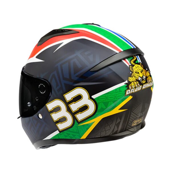 Capacete Hjc C10 Brad Binder Azu Verd Verm Branc 59 - Imagem 2