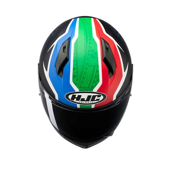 Capacete Hjc C10 Brad Binder Azu Verd Verm Branc 59 - Imagem 3