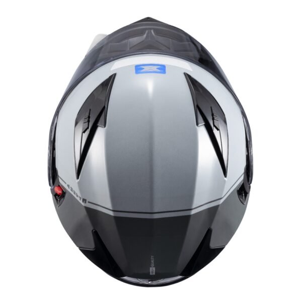 Capacete Texx Esc Gladiator V3 Makan Cinz Azu Bril 58 - Imagem 6