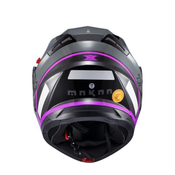 Capacete Texx Esc Gladiator V3 Makan Cinz Ros Bril 62 - Imagem 5