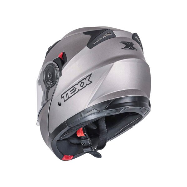 Capacete Texx Escamot Gladiator V3 Chumbo Fosco 58 - Imagem 6
