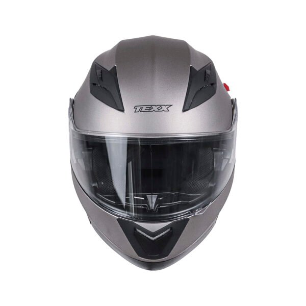 Capacete Texx Escamot Gladiator V3 Chumbo Fosco 60 - Imagem 2