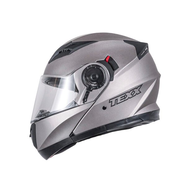 Capacete Texx Escamot Gladiator V3 Chumbo Fosco 62 - Imagem 4
