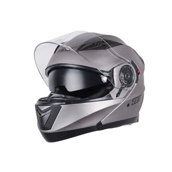 Capacete Texx Escamot Gladiator V3 Chumbo Fosco 62 - Imagem 10