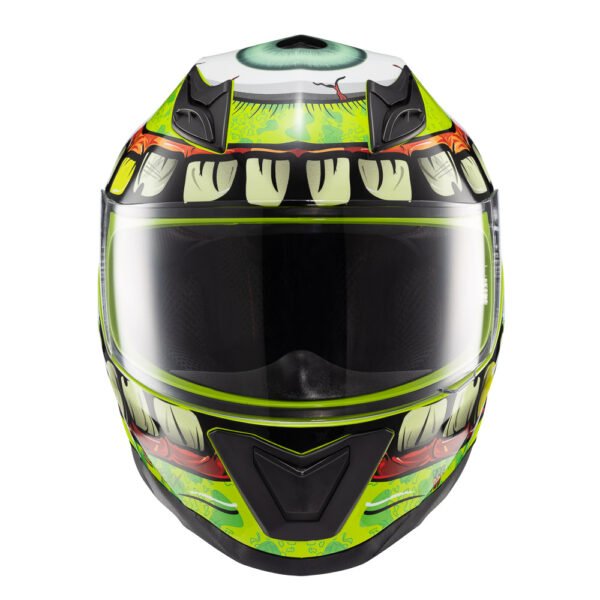 Capacete Texx Fechado Hawk Orc Verd 56 - Imagem 2