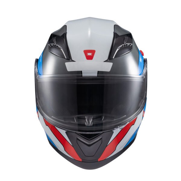 Capacete Texx Esc Gladiator V3 Reisen Azu Verm Branc Bril 58 - Imagem 2