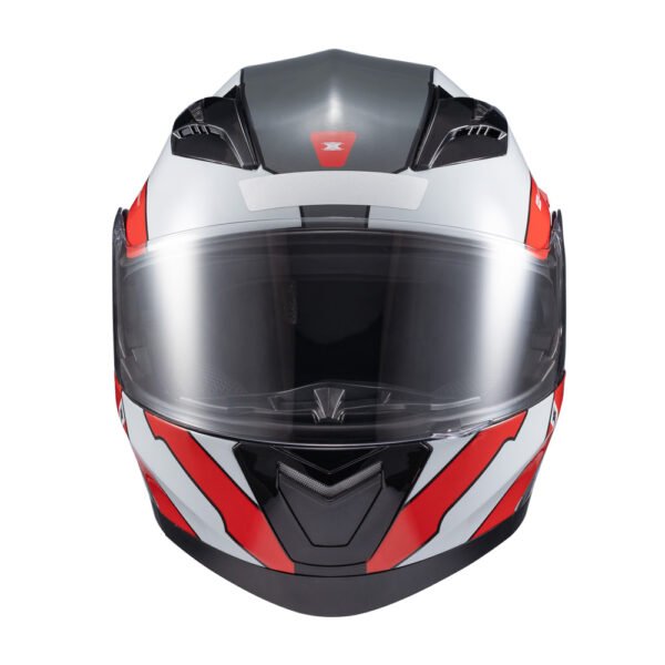 Capacete Texx Esc Gladiator V3 Reisen Verm Branc Bril 56