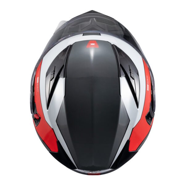 Capacete Texx Esc Gladiator V3 Reisen Verm Branc Bril 62 - Imagem 6