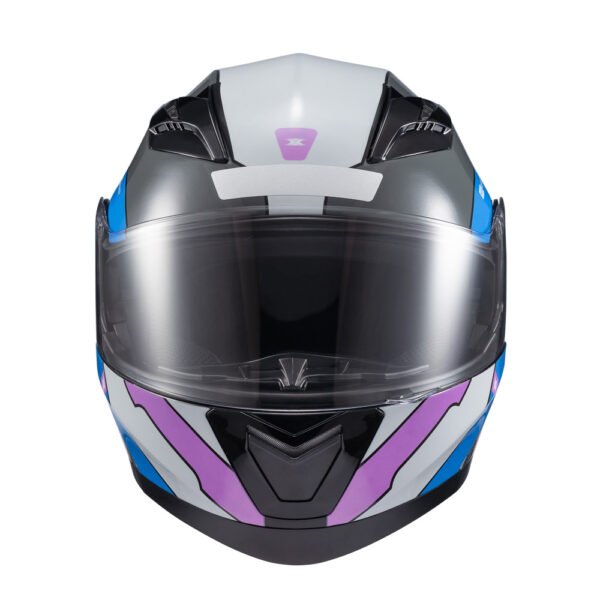 Capacete Texx Esc Gladiator V3 Reisen Azu Ros Branc Bril 58