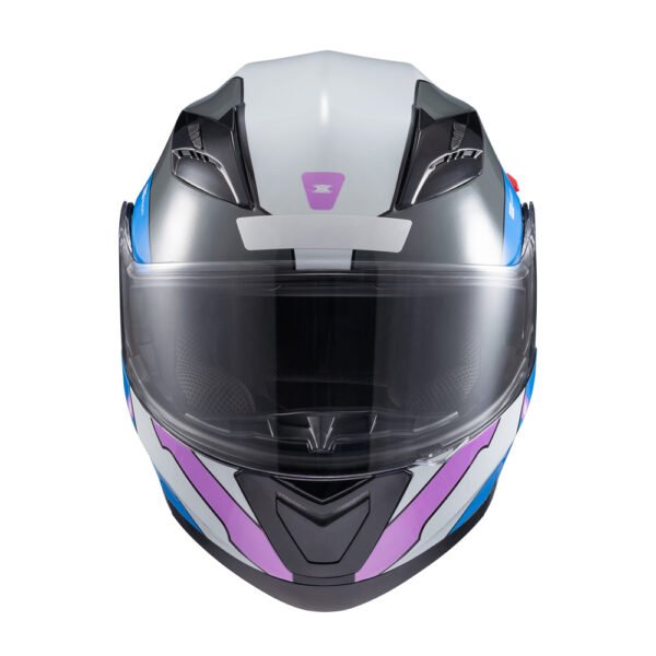Capacete Texx Esc Gladiator V3 Reisen Azu Ros Branc Bril 58 - Imagem 2