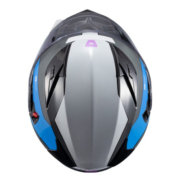 Capacete Texx Esc Gladiator V3 Reisen Azu Ros Branc Bril 58 - Imagem 6