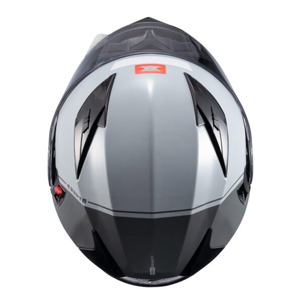 Capacete Texx Esc Gladiator V3 Makan Cinz Verm Bril 62 - Imagem 6