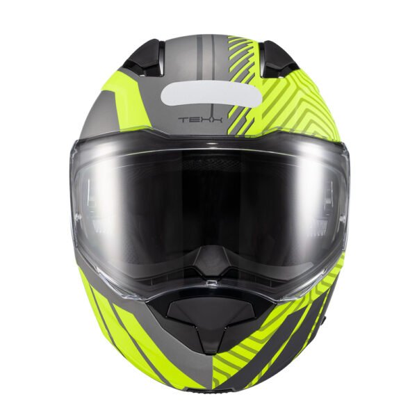 Capacete Texx Escam Kratos Cyber Cinz Verd Fosc 58
