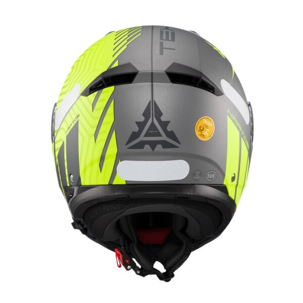 Capacete Texx Escam Kratos Cyber Cinz Verd Fosc 58 - Imagem 5