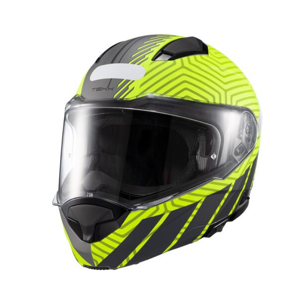 Capacete Texx Escam Kratos Cyber Cinz Verd Fosc 58 - Imagem 6