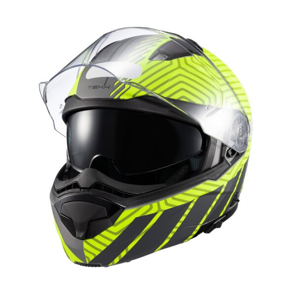 Capacete Texx Escam Kratos Cyber Cinz Verd Fosc 58 - Imagem 7