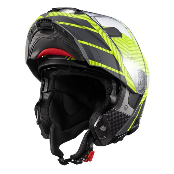 Capacete Texx Escam Kratos Cyber Cinz Verd Fosc 58 - Imagem 9