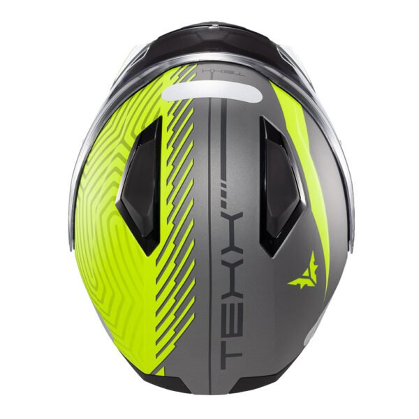 Capacete Texx Escam Kratos Cyber Cinz Verd Fosc 58 - Imagem 10