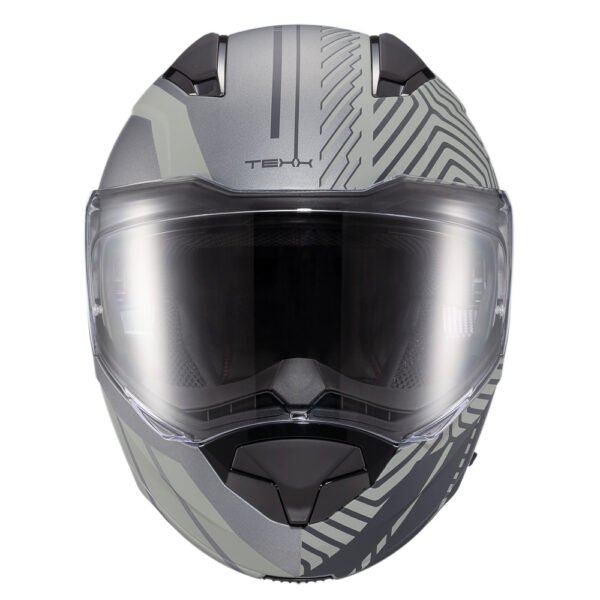 Capacete Texx Escam Kratos Cyber Cinz Fosc 56