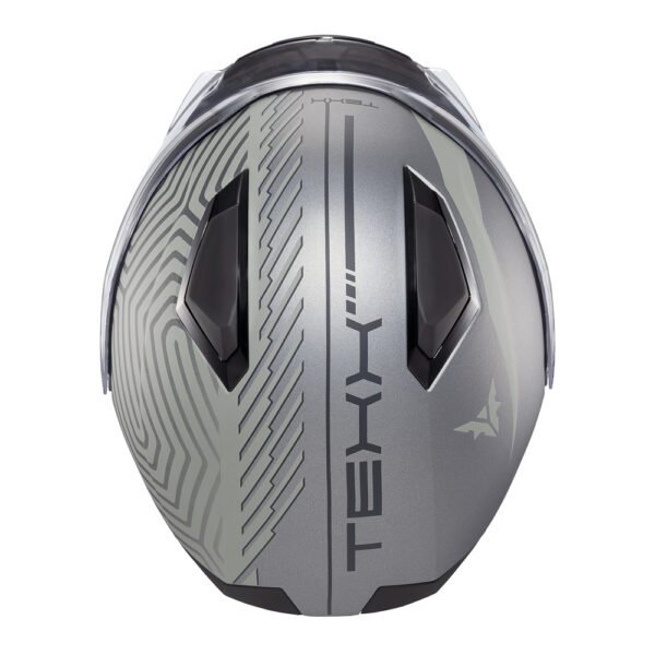 Capacete Texx Escam Kratos Cyber Cinz Fosc 56 - Imagem 9