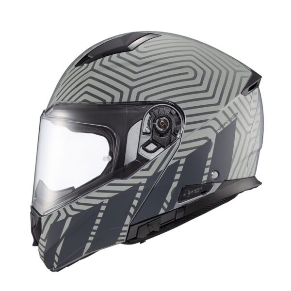 Capacete Texx Escam Kratos Cyber Cinz Fosc 60 - Imagem 2